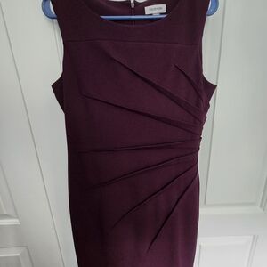 Calvin Klein Women's Purple Dress